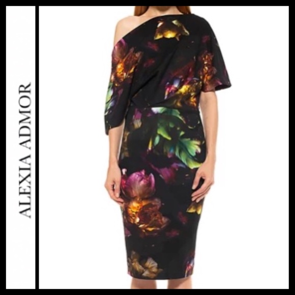 NWOT Alexia Admor Olivia Enchanted Garden Dress - Picture 2 of 8